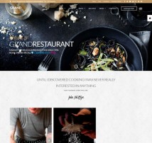 Grand Restaurant | Restaurant Cafe Theme