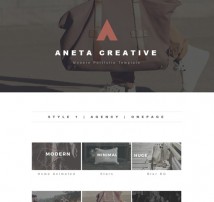 Aneta : Creative Portfolio Template