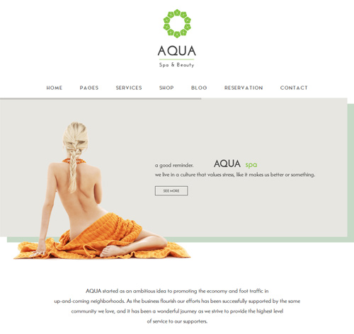 Spa and Beauty Joomla VirtueMart Template