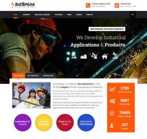 BizSpeak - Industrial Joomla Business Template