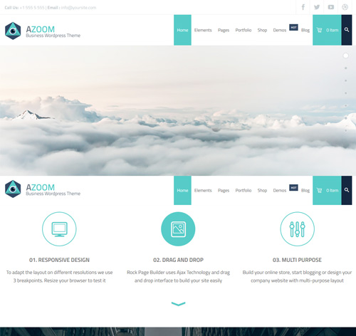 Azoom | Multi-Purpose Theme with Animation Builder