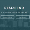ResizeEnd : jQuery Window Resize-end Event Plugin
