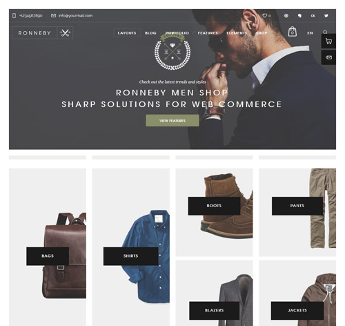 Ronneby - High-Performance WordPress Theme
