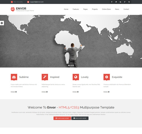 Envor - Fully Multipurpose Drupal Theme