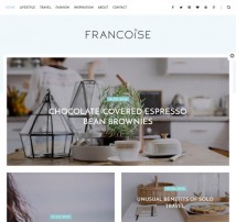 Francoise - Personal WordPress Blog Theme