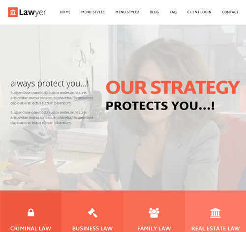 Lawyer - HTML Template