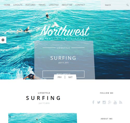 NorthWest - A Simple WordPress Blog Theme
