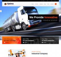 Optima | Industrial WordPress Theme