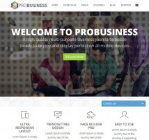 ProBusiness | Multi-Purpose Joomla Template