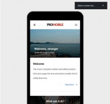 ProMobile | Mobile & Tablet Responsive Template