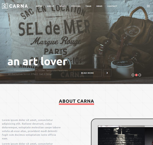 Carna | Responsive Multi-Purpose Template