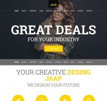 Jaap - Creative Onepage Joomla Template