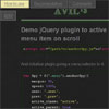 AnchorSpy.js : jQuery plugin to Active Menu item on Scroll
