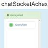 chatSocketAchex : jQuery Chat Plugin