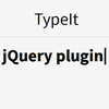 TypeIt : jQuery Animated Typing Plugin