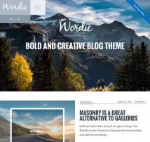 Wordie - Bold & Creative Wordpress Blog Theme
