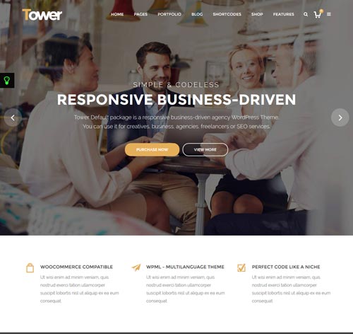 Tower | Business-Driven Multipurpose WP Theme