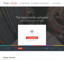 Video Cafe - Photo/Video Uploading Social Template