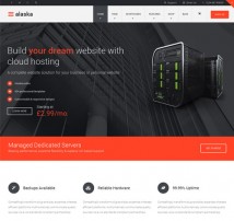 ALASKA Responsive Multi-Purpose Hosting Template