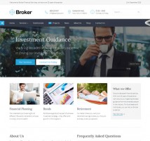 Broker - Business and Finance WordPress Theme