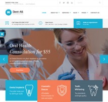 Dent-All: Dental Practice WordPress Theme