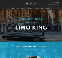 Limo King - Limousine / Transport / Car Hire Theme