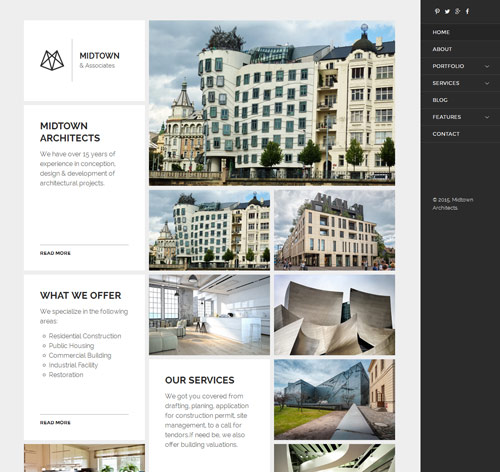 Midtown Architects - Responsive Business Portfolio