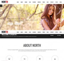 North - One Page Parallax Joomla Template