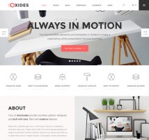 Oxides - A Creative Studio Theme for Entrepreneurs