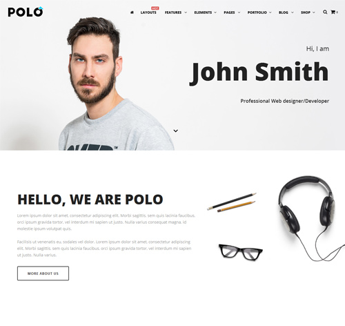 Polo - Responsive Multi-Purpose HTML5 Template