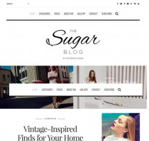 SugarBlog - Clean & Personal WordPress Blog Theme