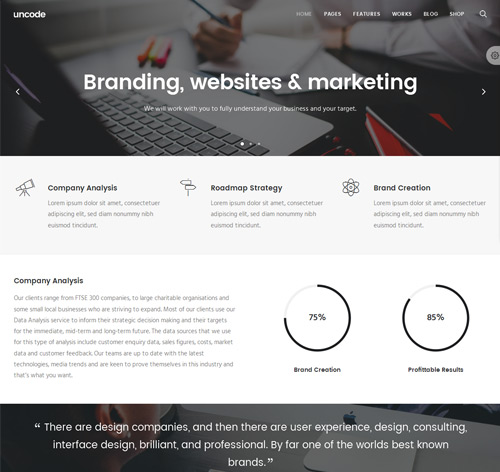 Uncode - Creative Multiuse WordPress Theme