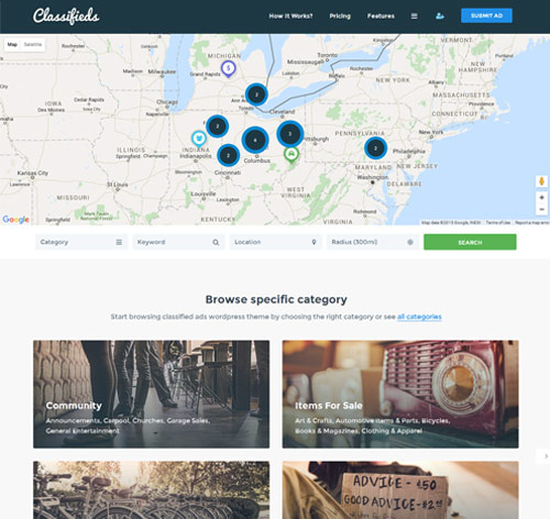 Classifieds - Classified Ads WordPress Theme