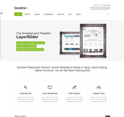 Goodnex Responsive Joomla Template