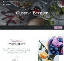 Gourmet - Restaurant & Cafe WordPress Theme
