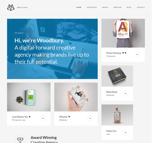 Woodbury - Multi-purpose Bootstrap HTML5 Portfolio