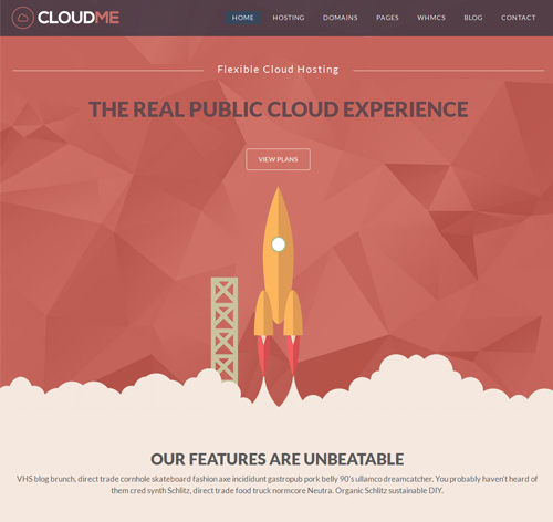 Cloudme Host - WordPress Hosting Theme + WHMCS