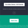 Nifty scroll events for jQuery