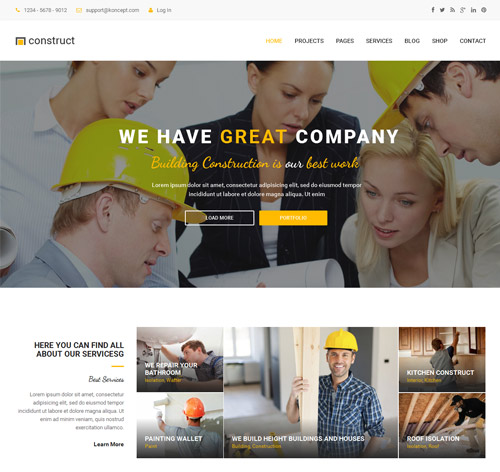 Koncept - Responsive Multi-Concept Drupal Theme