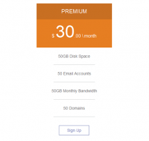 Pricing Table Style 10