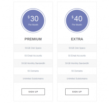 Pricing Table Style 8