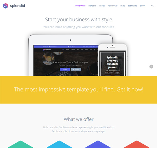Splendid | Responsive Multi-Purpose Theme