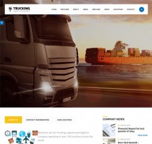 Trucking - Transportation & Logistics Joomla Template