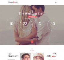 Wedding Day - Event WordPress Theme