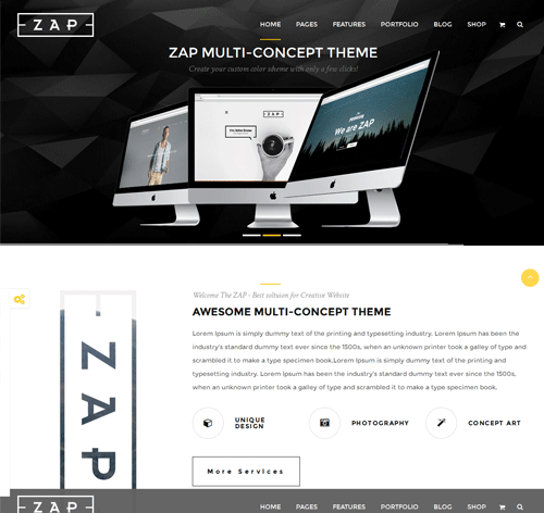 ZAP - Multi-Purpose Drupal Theme