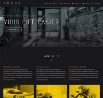 Archi - Interior Design Joomla Template