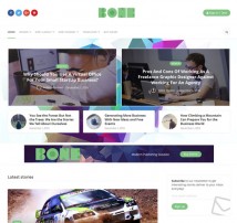 Bone - Minimalist and Modern Responsive WordPress Blog Theme