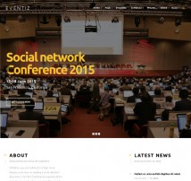 Eventiz - Conference Event Responsive WordPress Theme