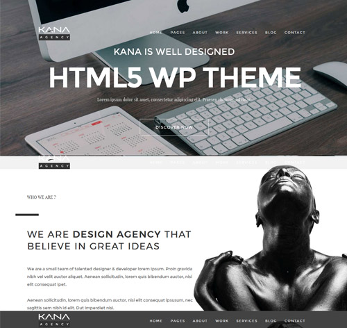 Kana - Creative Agency WordPress Theme