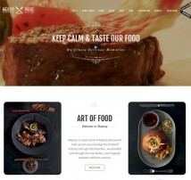 Majesty Multi-Cuisine Restaurants Joomla Template